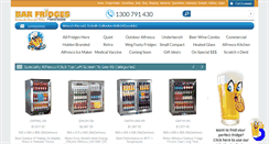 Desktop Screenshot of bar-fridges-australia.com.au